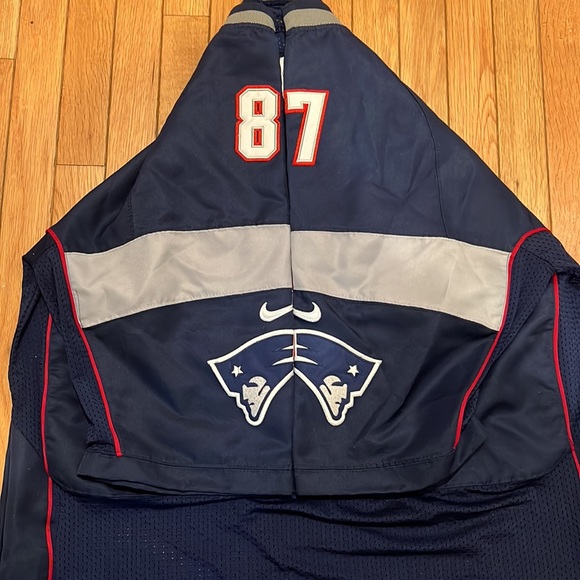 Nike On Field Game Rob Gronkowski New England Patriots Jersey ALL STITCHED sz.60 - Picture 9 of 9